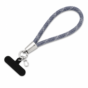 Braided Strap Lanyard (Short) - Gray